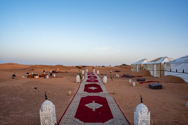 Luxury desert camp, Merzouga