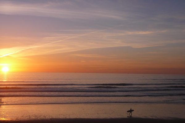 Surfer at Sundown, Taghazout